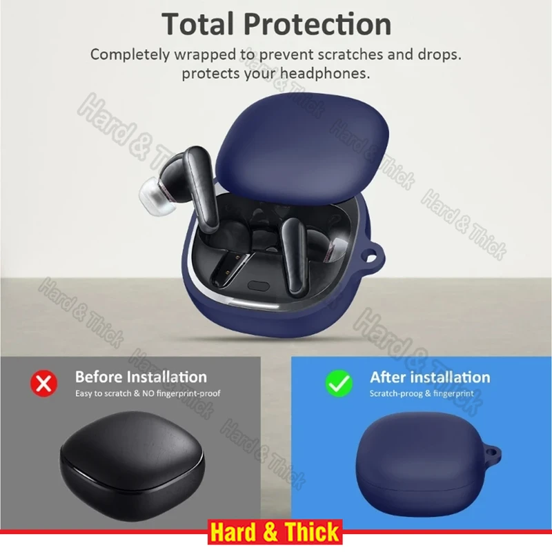 کاور هارد اند تیک مدل Silicon-HT مناسب برای کیس هدفون بی سیم انکر Liberty Air 2 Pro