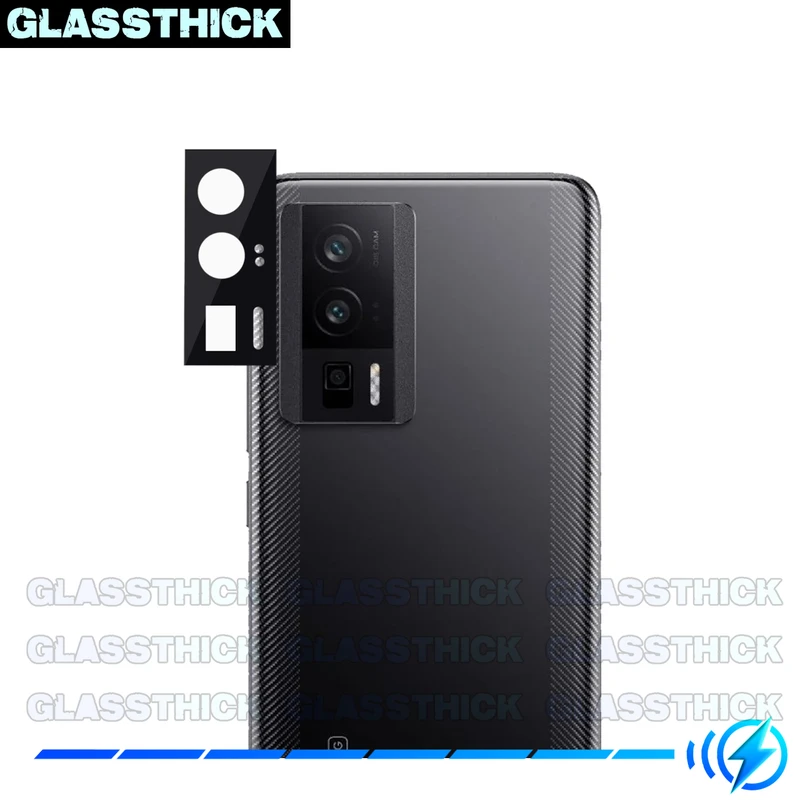 محافظ لنز دوربین گلستیک مدل 3D-GL مناسب برای گوشی موبایل شیائومی Poco F5 Pro