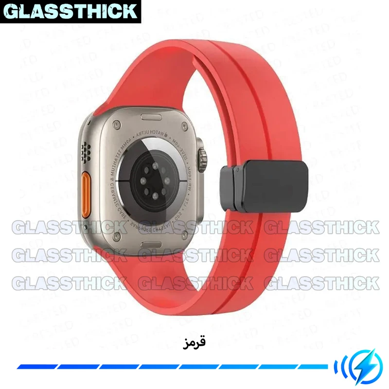 بند گلستیک مدل Magnetic-GL مناسب برای اپل واچ Series SE 2022 44mm / SE 2021 44mm / Series 5 44mm / Series 6 44mm / SE 44mm