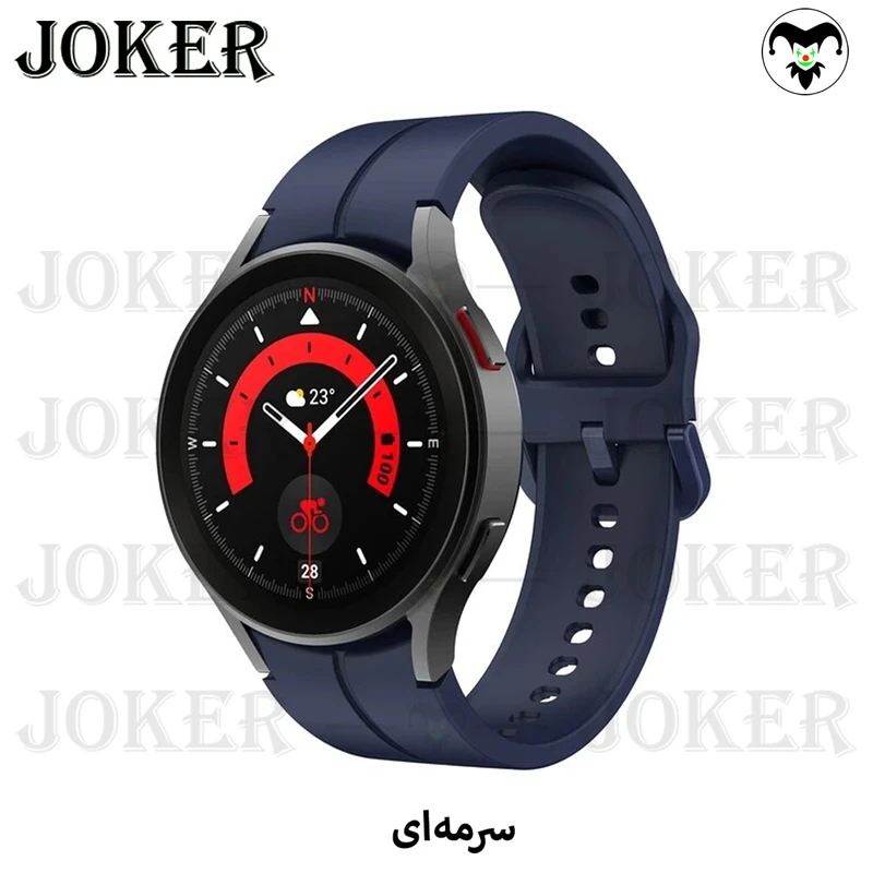 بند جوکر مدل Silic-ORG-JK مناسب برای ساعت هوشمند سامسونگ Galaxy Watch 5 40mm / Watch 5 44mm / Watch 5 Pro 45mm