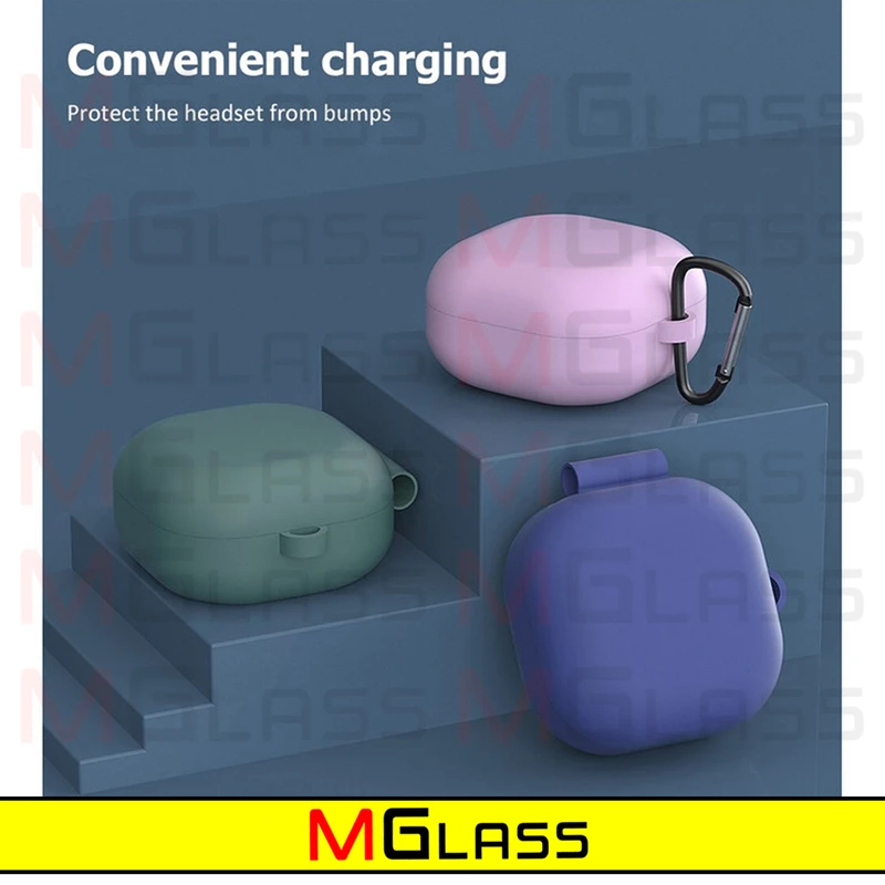 کاور ام‌گلس مدل Silicon-MG مناسب برای کیس هدفون بی سیم سامسونگ Galaxy Buds Live / Buds Pro / Buds 2 / Buds 2 Pro