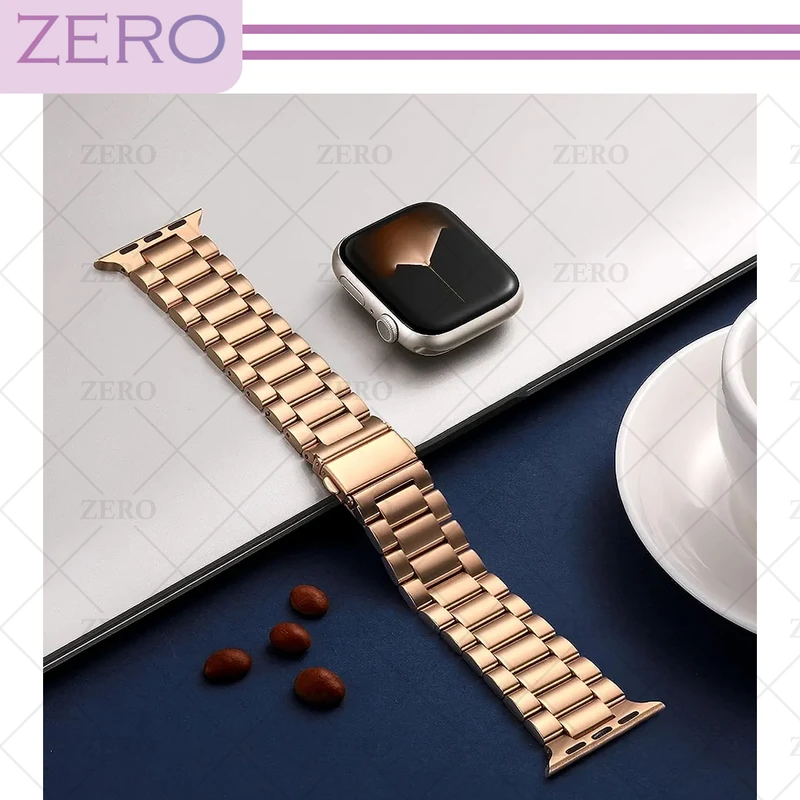 بند زیرو مدل 3Bid-Cover-ZR مناسب برای اپل واچ Series 8 Aluminum 45mm / Series 7 Aluminum 45mm به همراه کاور