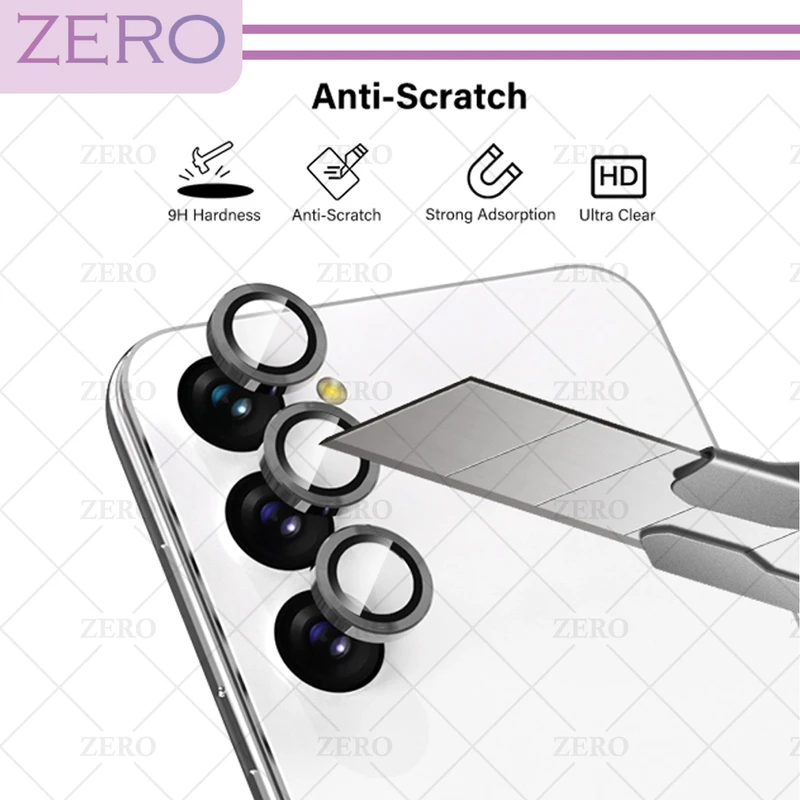 محافظ لنز دوربین رینگی زیرو مدل Ring-Metal-ZR مناسب برای گوشی موبایل سامسونگ Galaxy S23 Fe