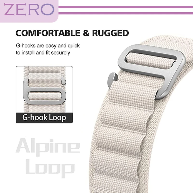 بند زیرو مدل Loop Alpine مناسب برای اپل واچ Series 8 45mm