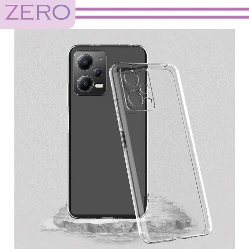 کاور زیرو مدل Clear مناسب برای گوشی موبایل شیائومی Poco X5 5G / Redmi Note 12 5G