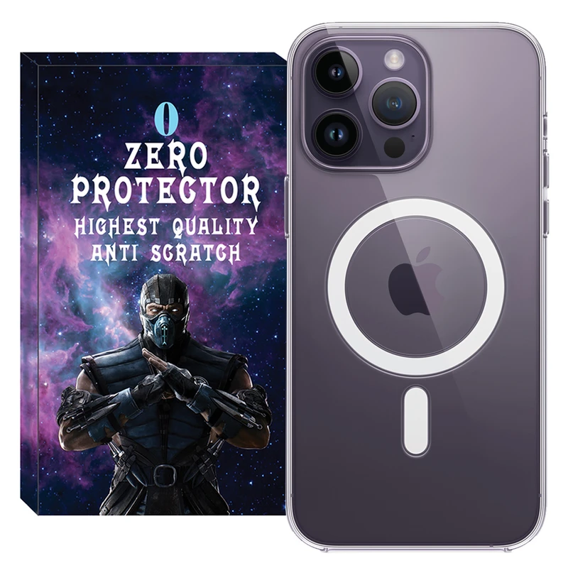 کاور زیرو مدل Clear Magsafe مناسب برای گوشی موبایل اپل Iphone 14 Pro max