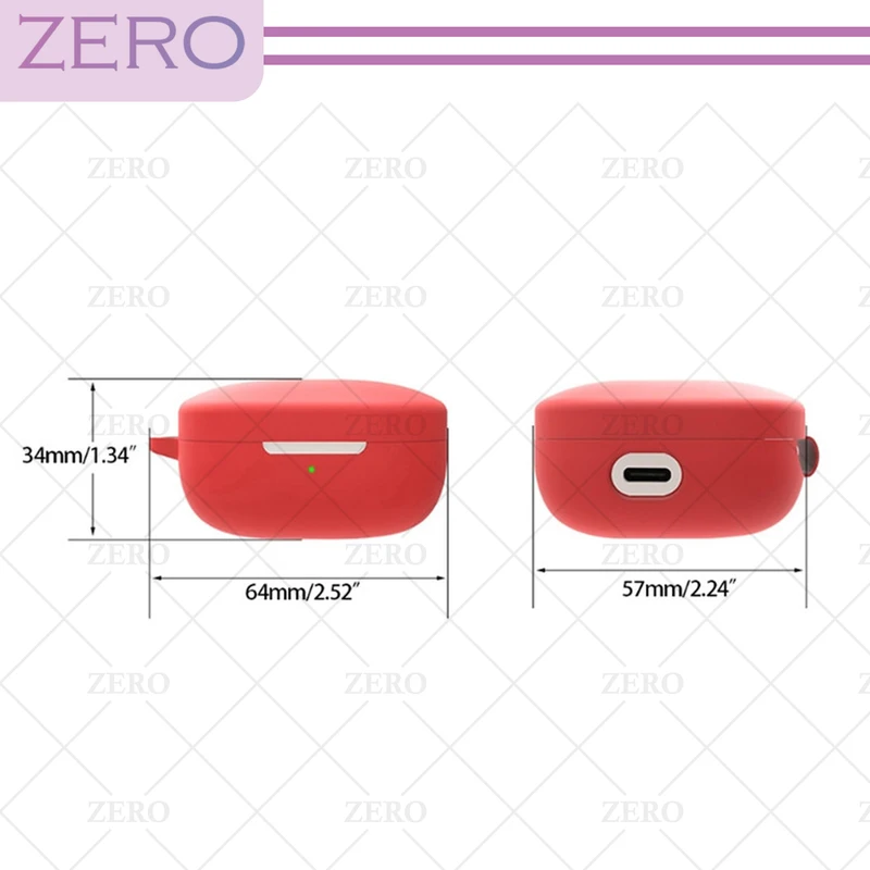 کاور زیرو مدل Silicon-ZR مناسب برای کیس هدفون بی سیم کیو سی وای T13 ANC