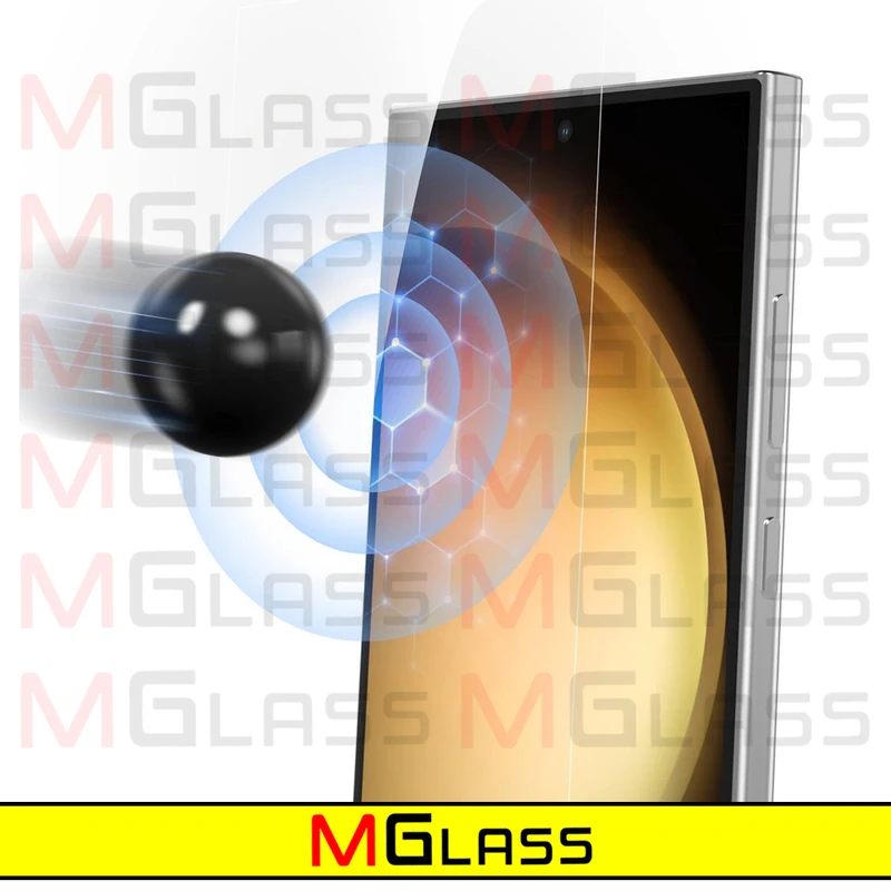 کاور ام‌گلس مدل Clear-MGL مناسب برای گوشی موبایل سامسونگ Galaxy S24 Ultra 5G به همراه محافظ صفحه نمایش گوشی