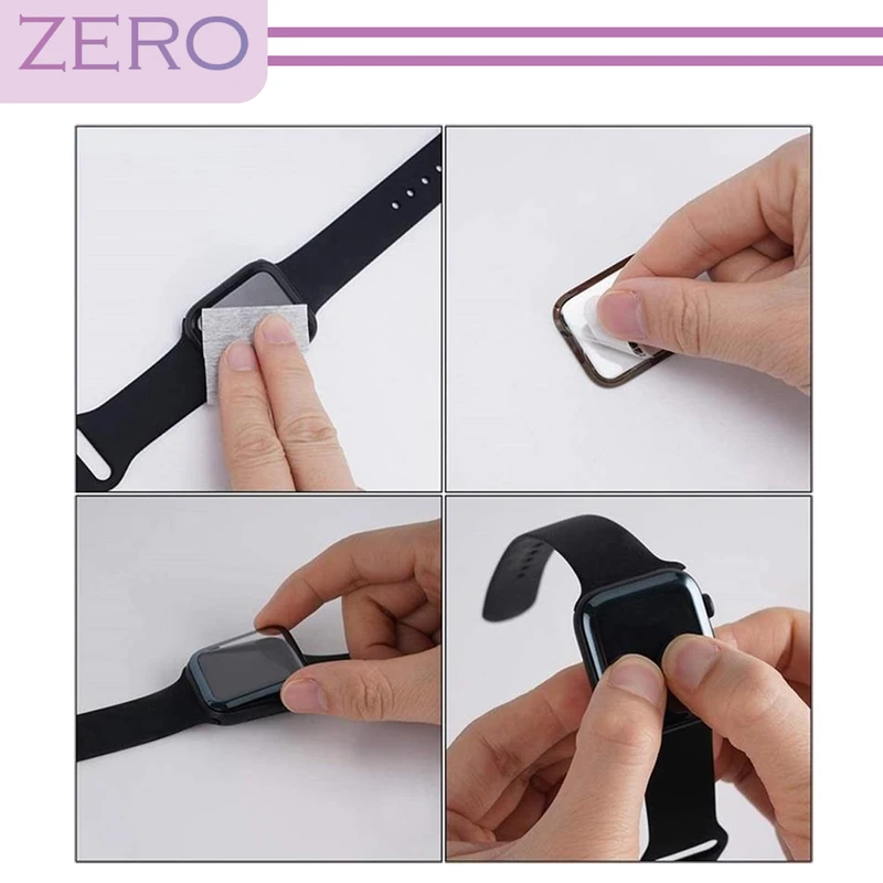 محافظ صفحه نمایش نانو زیرو مدل NZO مناسب برای ساعت هوشمند اپل iWatch 44mm بسته سه عددی