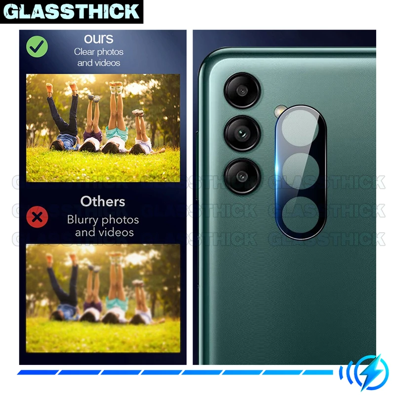 محافظ لنز دوربین گلستیک مدل 3D-GL مناسب برای گوشی موبایل سامسونگ Galaxy A04s 4G / A13 5G / M13 4G
