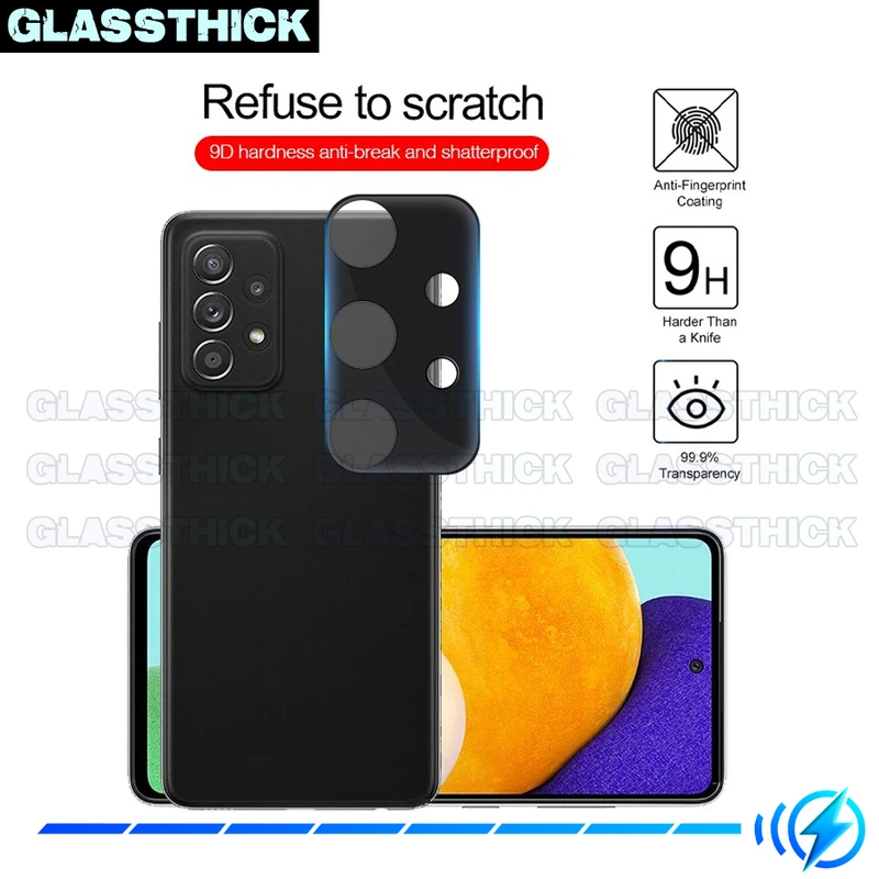 محافظ لنز دوربین گلستیک مدل 3D-GL مناسب برای گوشی موبایل سامسونگ Galaxy A72