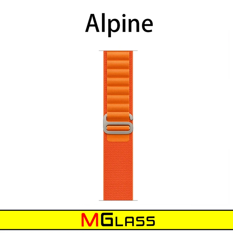 بند ام‌گلس مدل Alpine Various Color مناسب برای اپل واچ 42 / 44 / 45 / 49 میلی متر مجموعه دو عددی