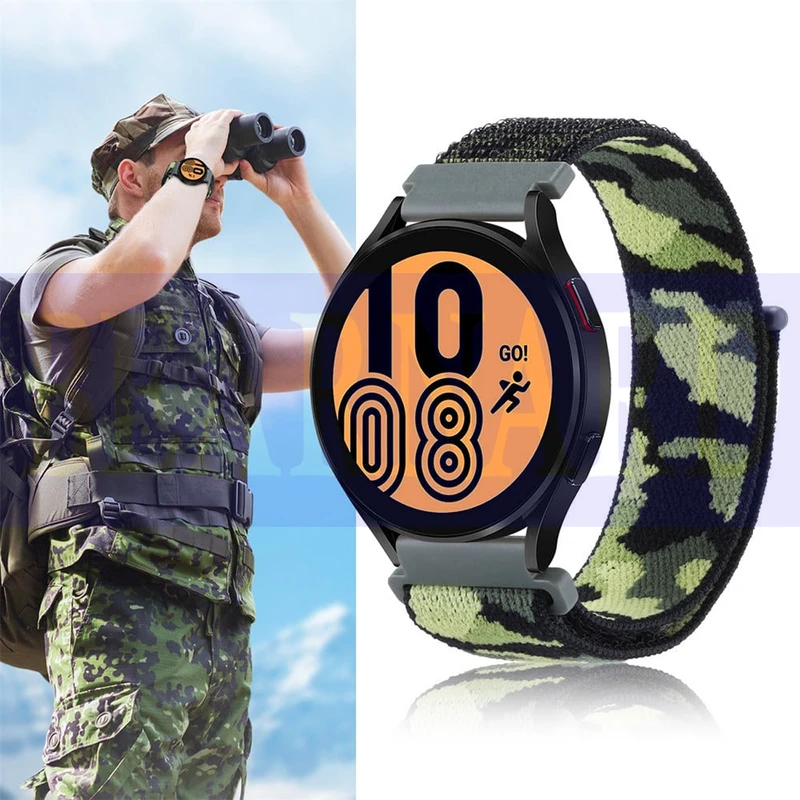 بند برنارد مدل Nylon-Army-BR-TW مناسب برای ساعت هوشمند کیو سی وای GTC / GTS / GS / GT
