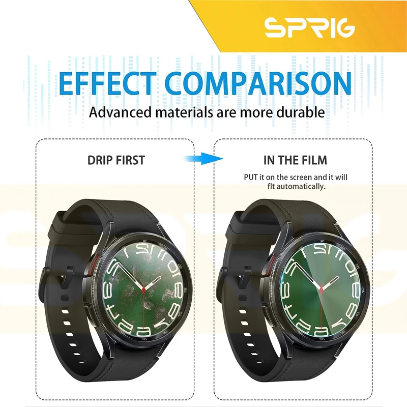 کاور اسپریگ مدل SPG مناسب برای ساعت هوشمند سامسونگ Galaxy Watch 6 Classic 47mm به همراه محافظ صفحه نمایش