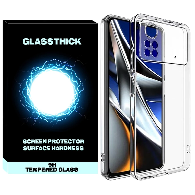 کاور گلستیک مدل Clear مناسب برای گوشی موبایل شیائومی Poco X4 pro 5G