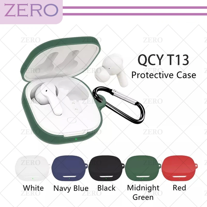 کاور زیرو مدل Silicon-ZR مناسب برای کیس هدفون بی سیم کیو سی وای T13 ANC