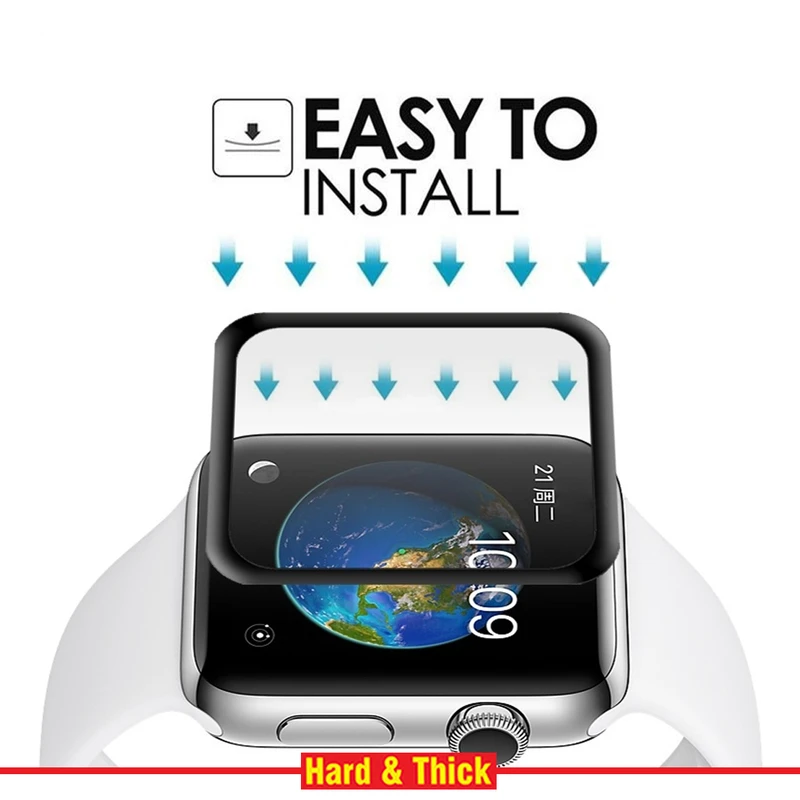 محافظ صفحه نمایش نانو هارد اند تیک مدل NHT مناسب برای اپل واچ سری 8 SE سایز 44 میلی متری بسته سه عددی