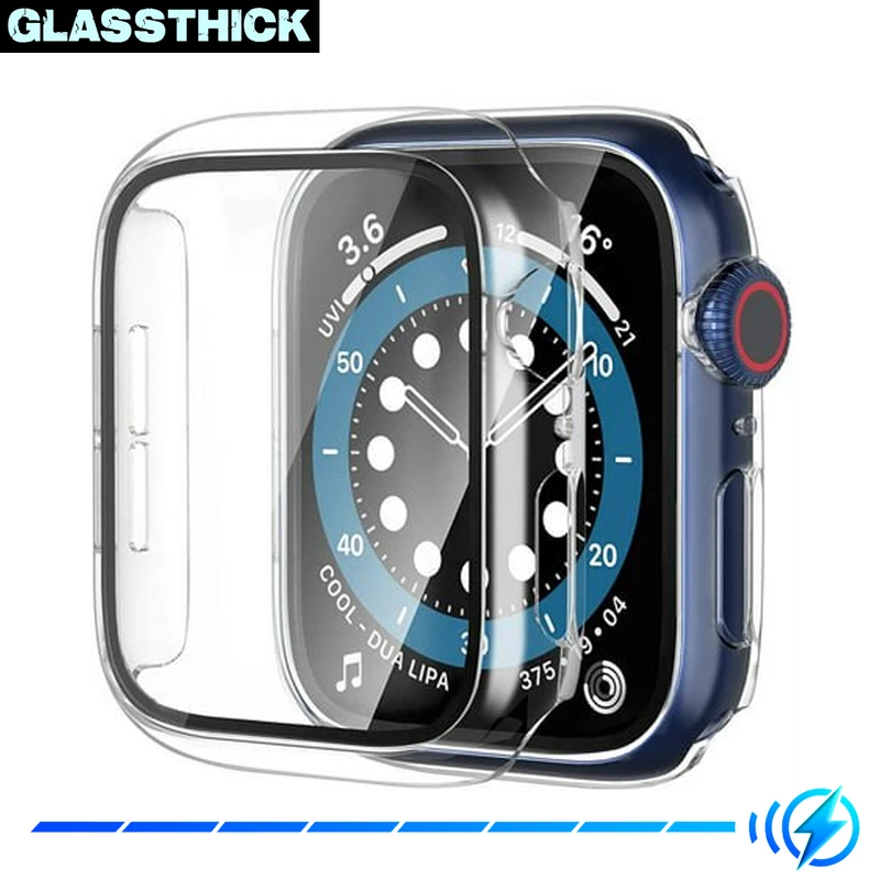کاور گلستیک مدل GT-360 مناسب برای اپل واچ Series 1 Aluminum 38 / Series 2 38mm / Series 3 38mm به همراه محافظ صفحه نمایش