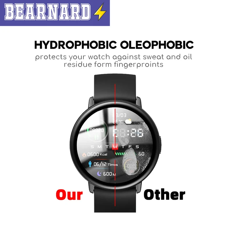 محافظ صفحه نمایش نانو برنارد مدل NBR مناسب برای ساعت هوشمند هوآوی GT3 42mm بسته سه عددی