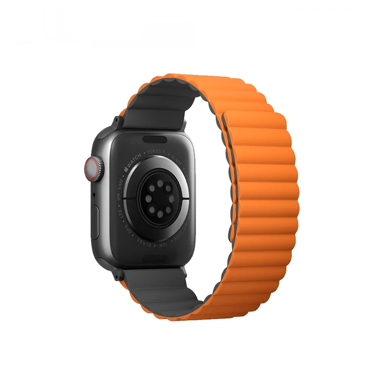 بند آلتیمیت شیلد مدل SIC Link UL GY مناسب برای اپل واچ 42 / 44 / 45 / 49 میلی متری