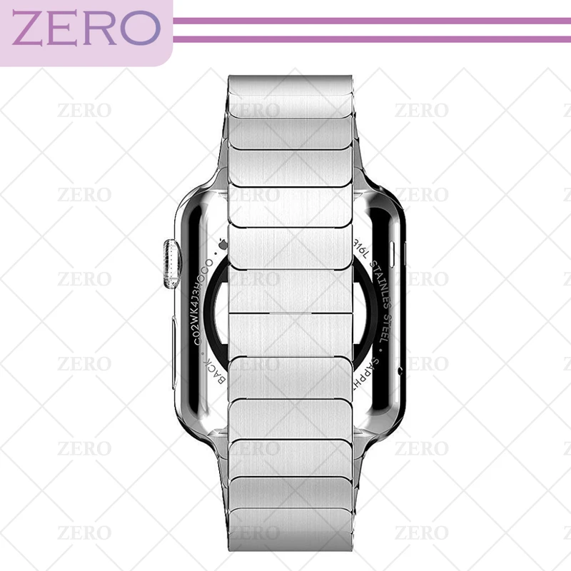 بند زیرو مدل Butterfly-Link-ZR مناسب برای اپل واچ سری 4/5/6/Se سایز 44mm