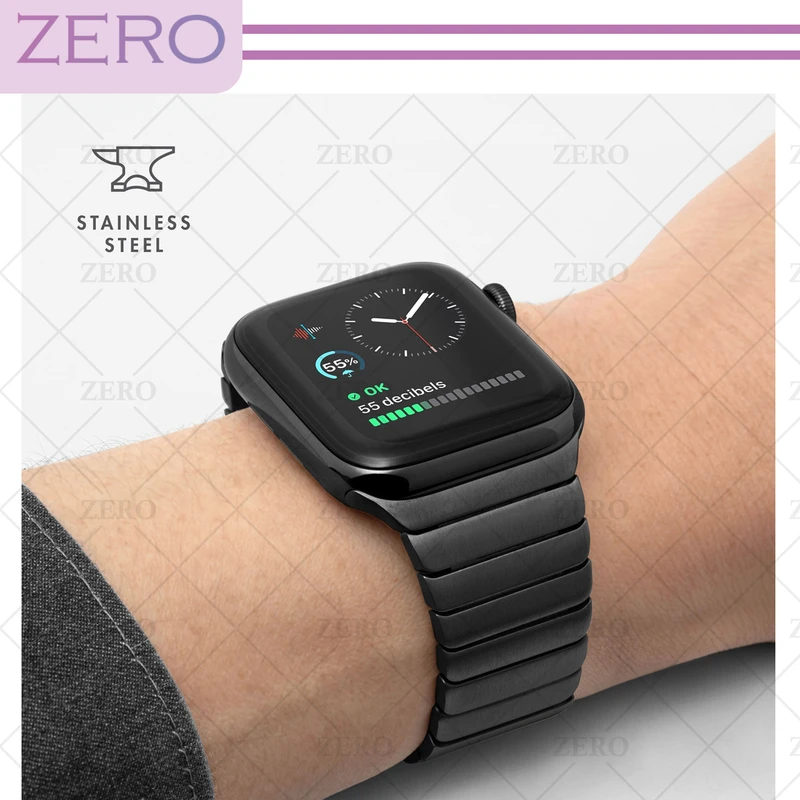 بند زیرو مدل Butterfly-Link-ZR مناسب برای اپل واچ سری 4/5/6/Se سایز 44mm