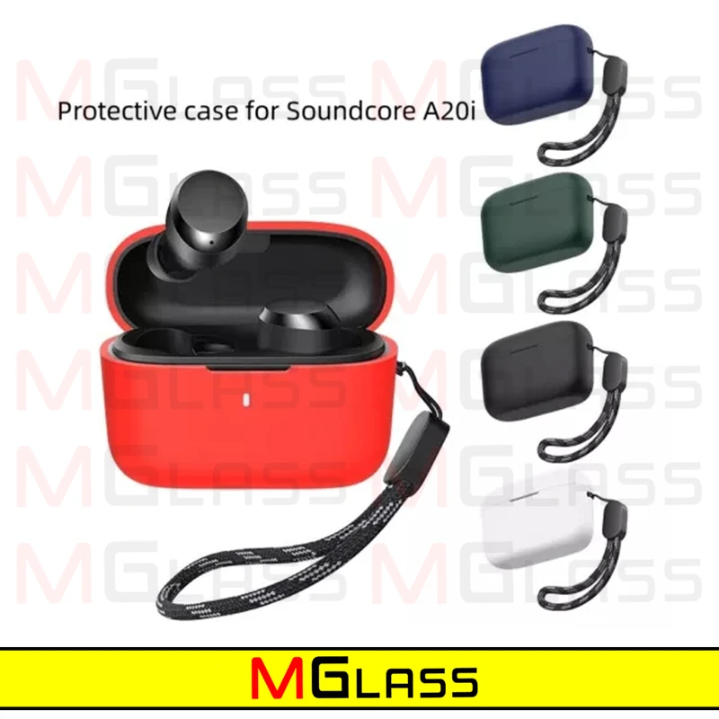 کاور ام‌گلس مدل Silicon-MG مناسب برای کیس هدفون بی سیم انکر Soundcore A20i