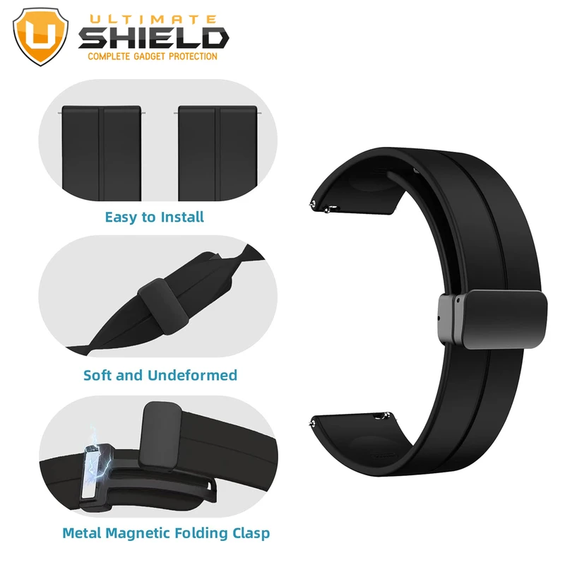 بند آلتیمیت شیلد مدل SIC MAG UL مناسب برای ساعت هوشمند سامسونگ Galaxy watch 3 41mm / Galaxy watch 42mm / Gear Sport / S2 Classic