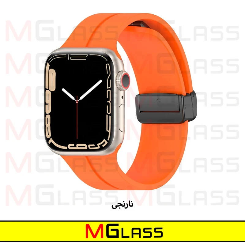 بند ام‌گلس مدل Magnetic-MG مناسب برای اپل واچ 42/44/45/49 میلی متری