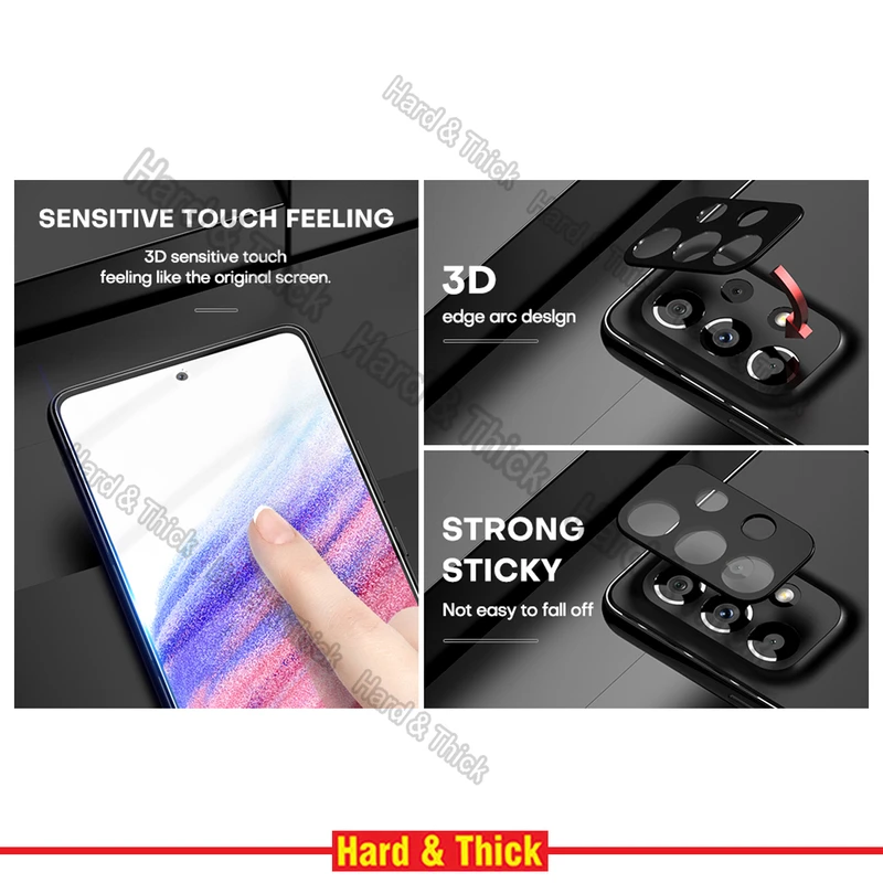 محافظ لنز دوربین هارد اند تیک مدل 3D-HT مناسب برای گوشی موبایل سامسونگ Galaxy A33 5G