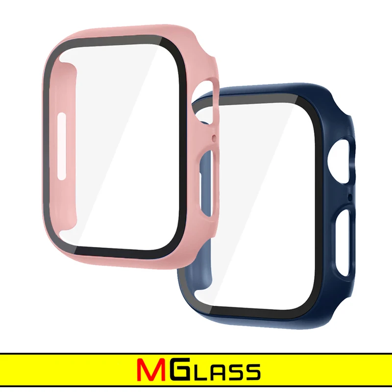 کاور ام‌گلس مدل MG-360 مناسب برای اپل واچ Series SE 2022 Aluminum Case 44mm / SE 2021 Aluminum Case 44mm / Series 5 44mm / Series 6 44mm / SE 44mm به همراه محافظ صفحه نمایش