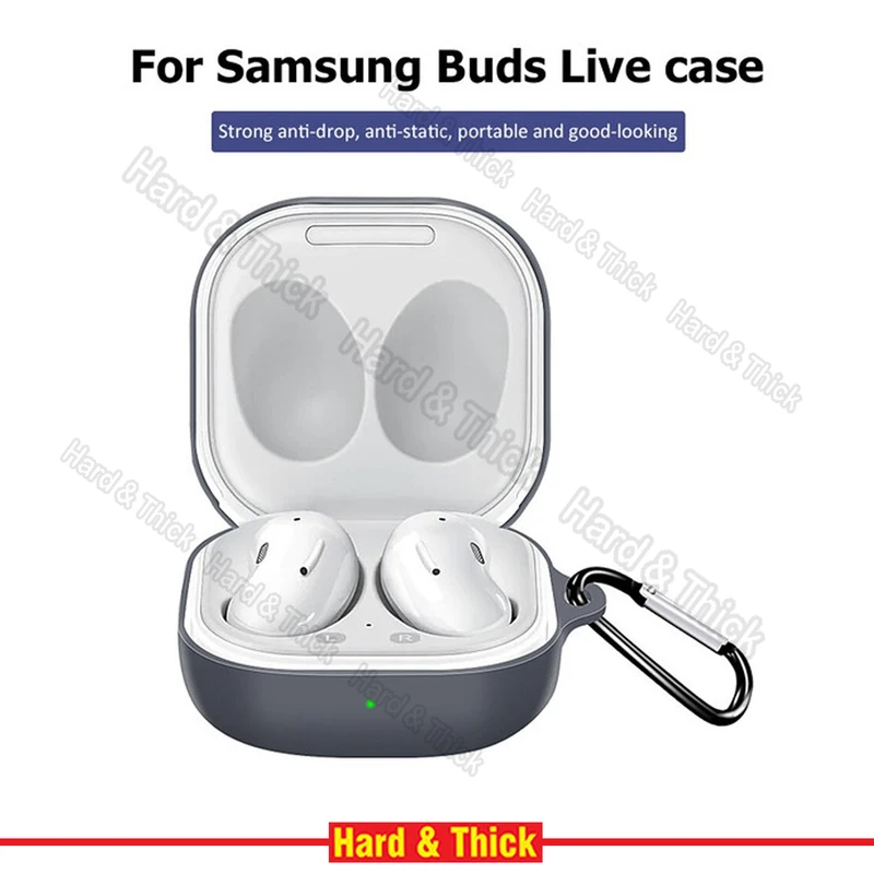 کاور هارد اند تیک مدل Silicon-HT مناسب برای کیس هدفون بی سیم سامسونگ Galaxy Buds Live / Buds Pro / Buds 2 / Buds 2 Pro