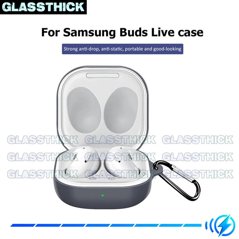 کاور گلستیک مدل Silicon-GL مناسب برای کیس هدفون بی سیم سامسونگ Galaxy Buds Live / Buds Pro / Buds 2 / Buds 2 Pro