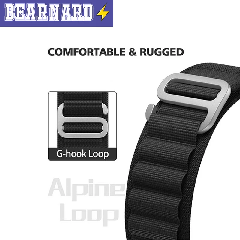 بند برنارد مدل Loop Alpine مناسب برای اپل واچ Series 2 Aluminum 42mm