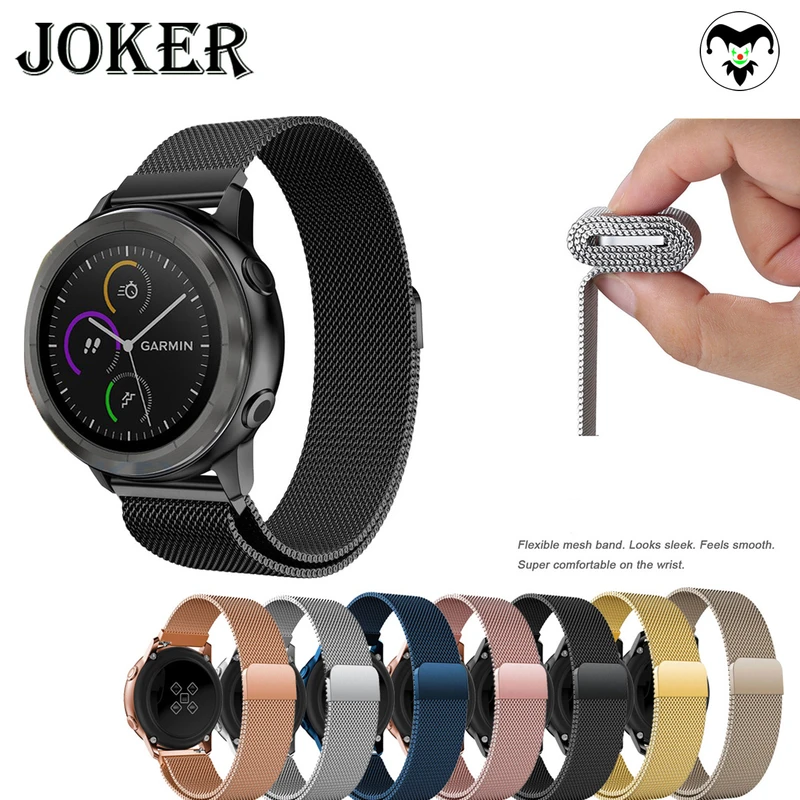 بند جوکر مدل Milanese مناسب برای ساعت هوشمند سامسونگ Galaxy Watch Active 1 / Active 2 40mm / Active 2 44mm / Watch 3 41mm