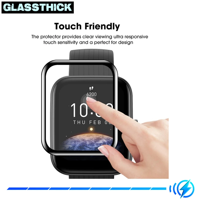 محافظ صفحه نمایش نانو گلستیک مدل NGL مناسب برای ساعت هوشمند شیائومی Redmi Watch 2 بسته سه عددی