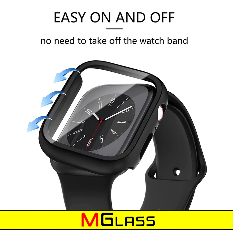 کاور ام‌گلس مدل MG-360 مناسب برای اپل واچ Series 1 Aluminum 38 / Series 2 38mm / Series 3 38mm به همراه محافظ صفحه نمایش
