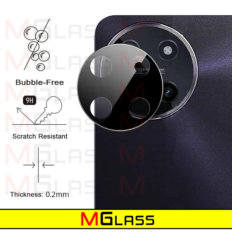 محافظ لنز دوربین ام‌گلس مدل 3D-MG مناسب برای گوشی موبایل Realme 11 4G