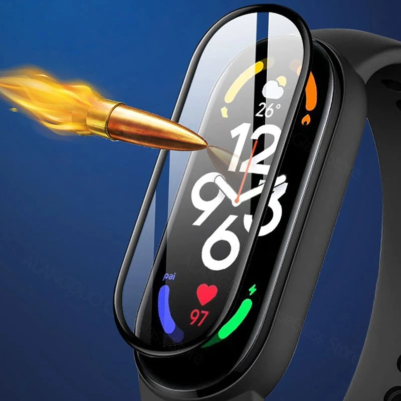 محافظ صفحه نمایش سوپرسی مدل SPW مناسب برای ساعت هوشمند شیائومی MI band 7