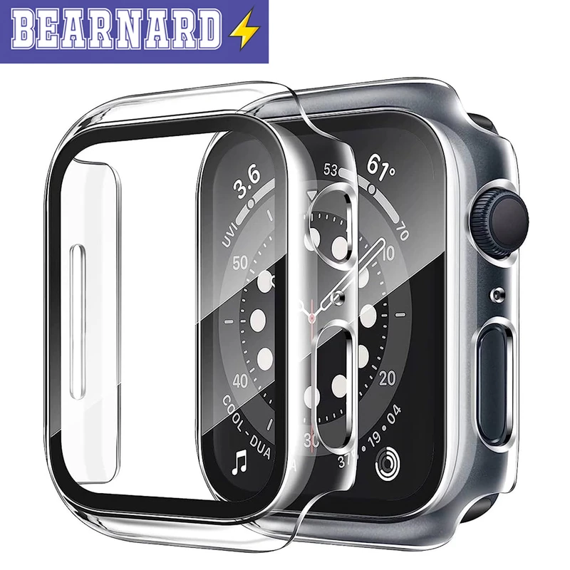 کاور برنارد مدل BR-360 مناسب برای اپل واچ Series 8 Aluminum 45mm / Series 7 Aluminum 45mm به همراه محافظ صفحه نمایش
