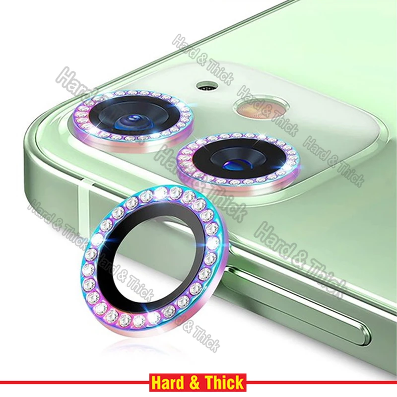 محافظ لنز دوربین هارد اند تیک مدل Diamond Ring مناسب برای گوشی موبایل اپل Iphone 12 Pro Max