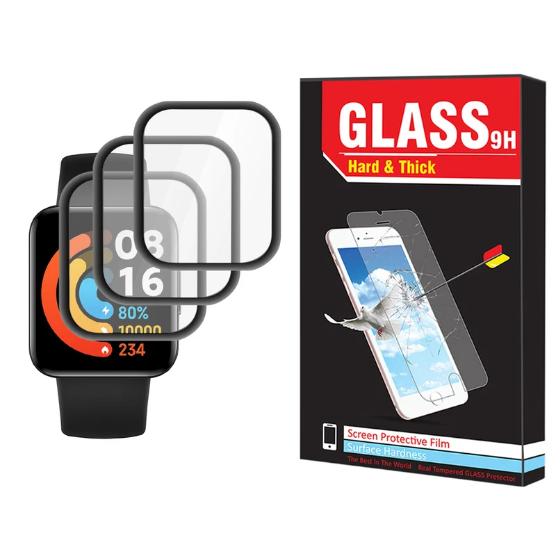 محافظ صفحه نمایش نانو هارد اند تیک مدل NHT مناسب برای ساعت هوشمند شیائومی Redmi Watch 2 بسته سه عددی