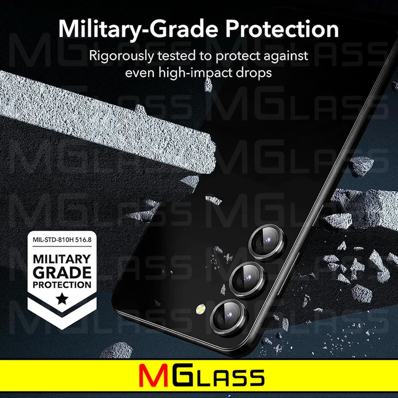محافظ لنز دوربین رینگی ام‌گلس مدل Ring-Metal-MG مناسب برای گوشی موبایل سامسونگ Galaxy S23 Fe