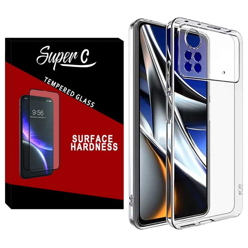 کاور سوپرسی مدل Clear مناسب برای گوشی موبایل شیائومی Poco X4 pro 5G