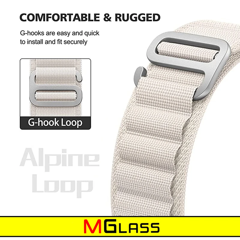 بند ام‌گلس مدل Loop Alpine مناسب برای اپل واچ Series 3 Aluminum 38mm