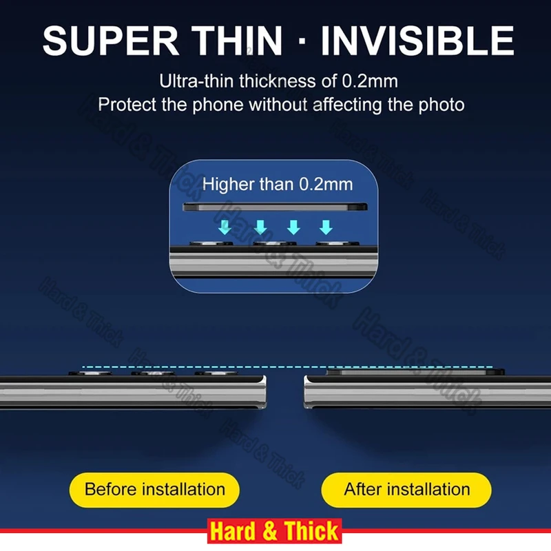 محافظ لنز دوربین هارد اند تیک مدل 3D-HT مناسب برای گوشی موبایل سامسونگ Galaxy S22 Ultra