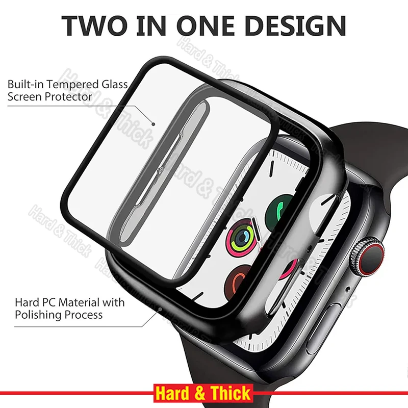 کاور هارد اند تیک مدل GUARD-HT مناسب برای اپل واچ Series SE 2022 Aluminum Case 40mm / SE 2021 Aluminum Case 40mm / Series 5 40mm / Series 6 40mm / Series 4 40mm