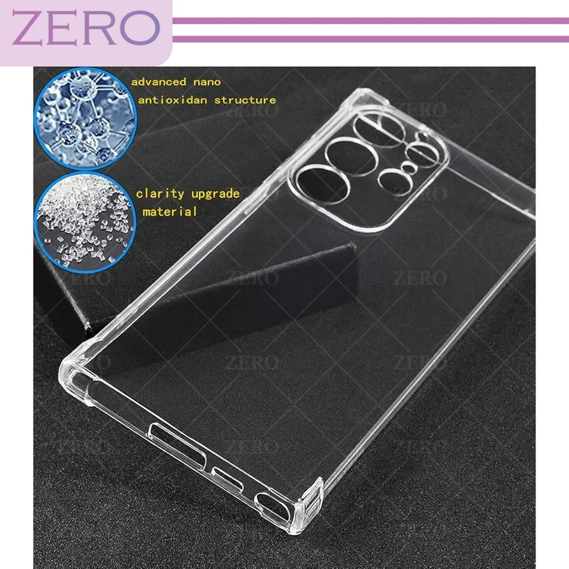 کاور زیرو مدل Clear-ZR مناسب برای گوشی موبایل سامسونگ Galaxy S24 Ultra 5G