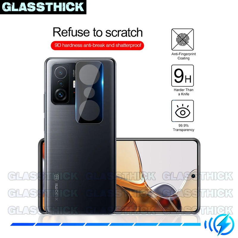 محافظ لنز دوربین گلستیک مدل 3D-GL مناسب برای گوشی موبایل شیائومی Mi 11T / 11T Pro