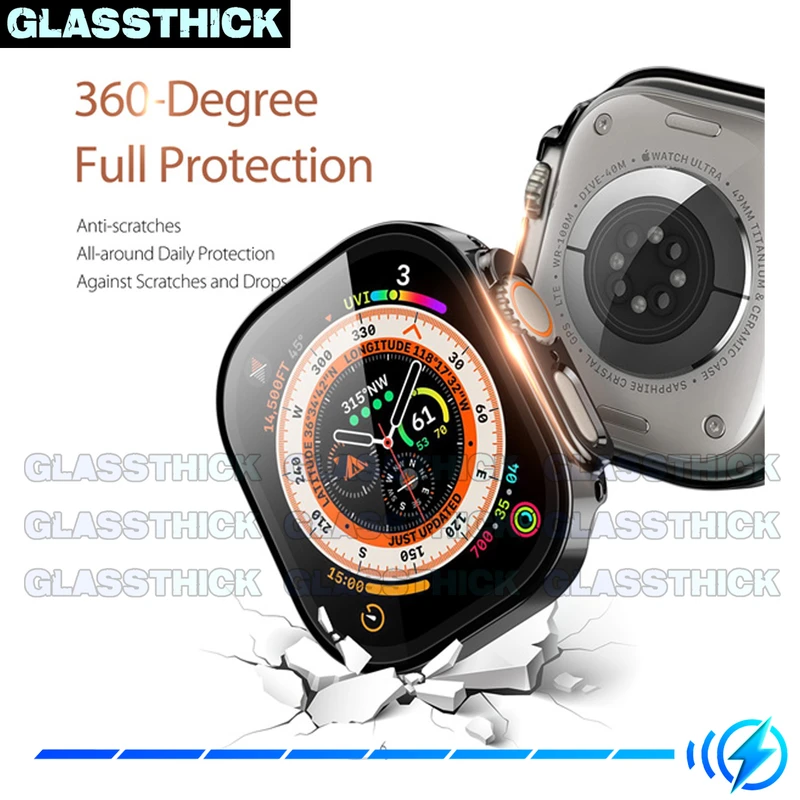 کاور گلستیک مدل GUARD-GL مناسب برای اپل واچ Ultra / Ultra 2 49mm